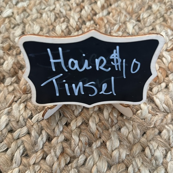 FAIRY HAIR, HAIR TINSEL, HAIR TOOLS, EXTENSIONS PARTING COMB BURNING MAN KIT - Picture 3 of 4